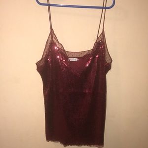 Free People sequin camisole